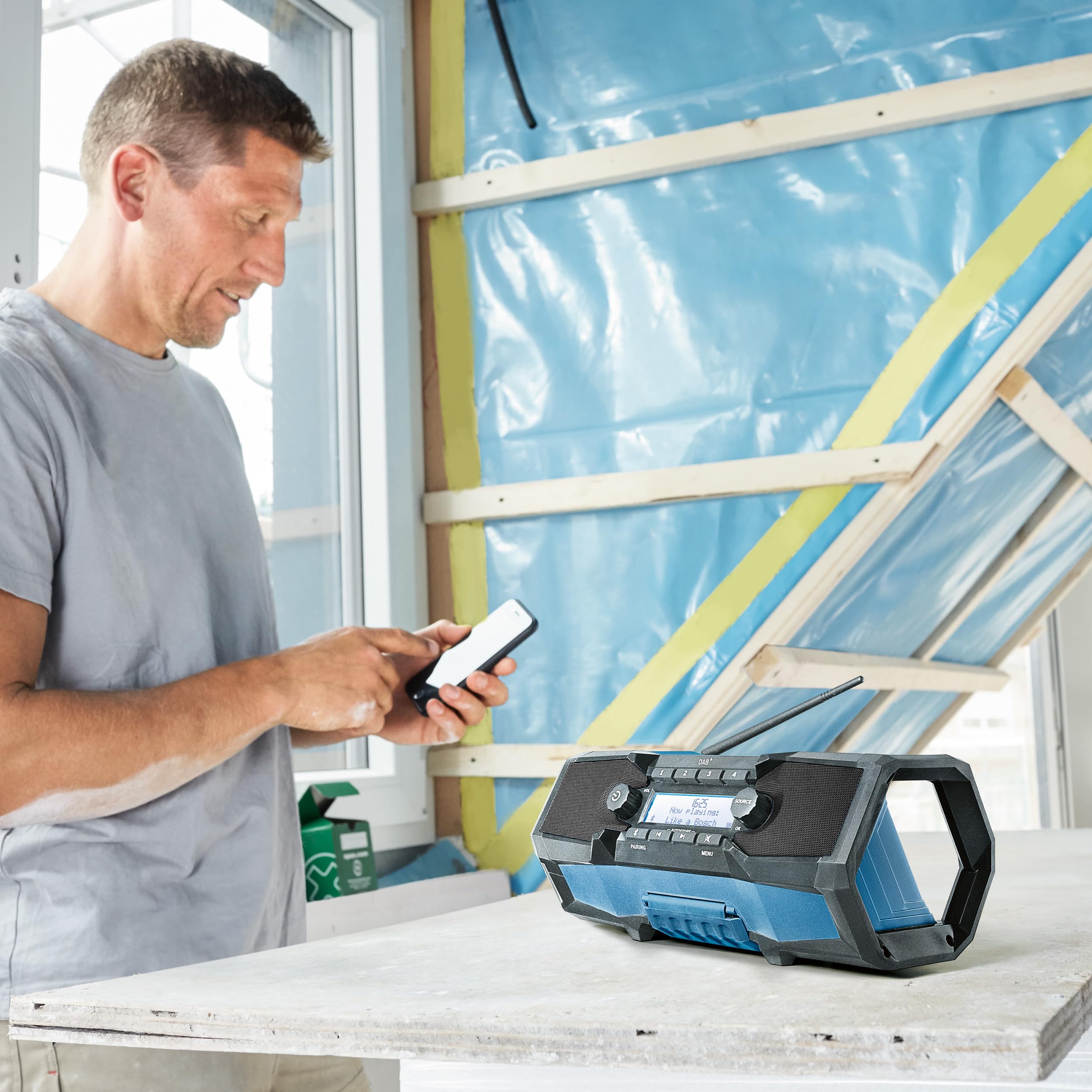 bosch-professional-gpb-18v-2-sc-akku-baustellenradio-18v-system-radio-mit-dab-bl image 5