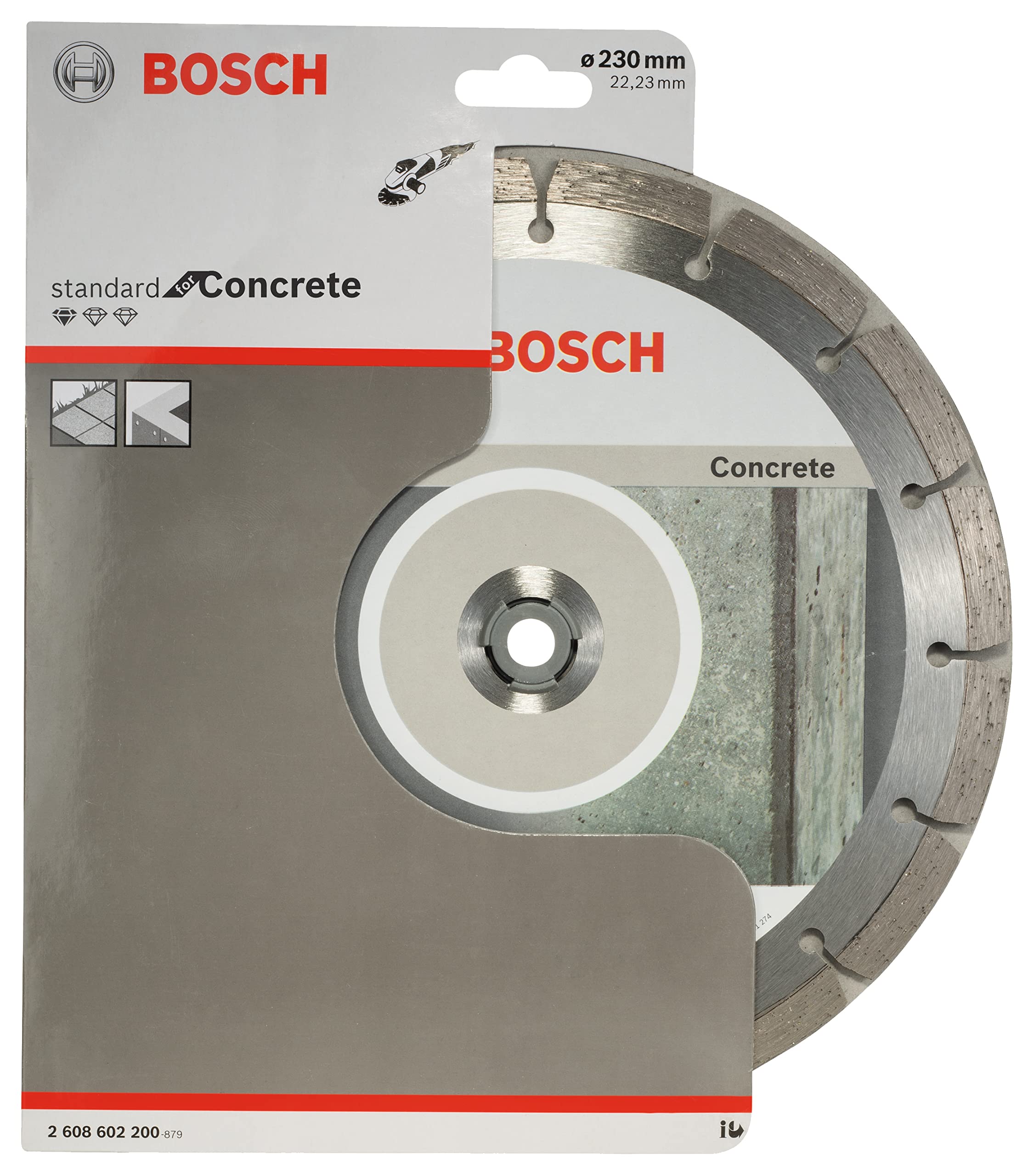 bosch-diamanttrennscheibe-standard-for-concrete-230-x-22-23-mm-f-r-beton-und-por image 2