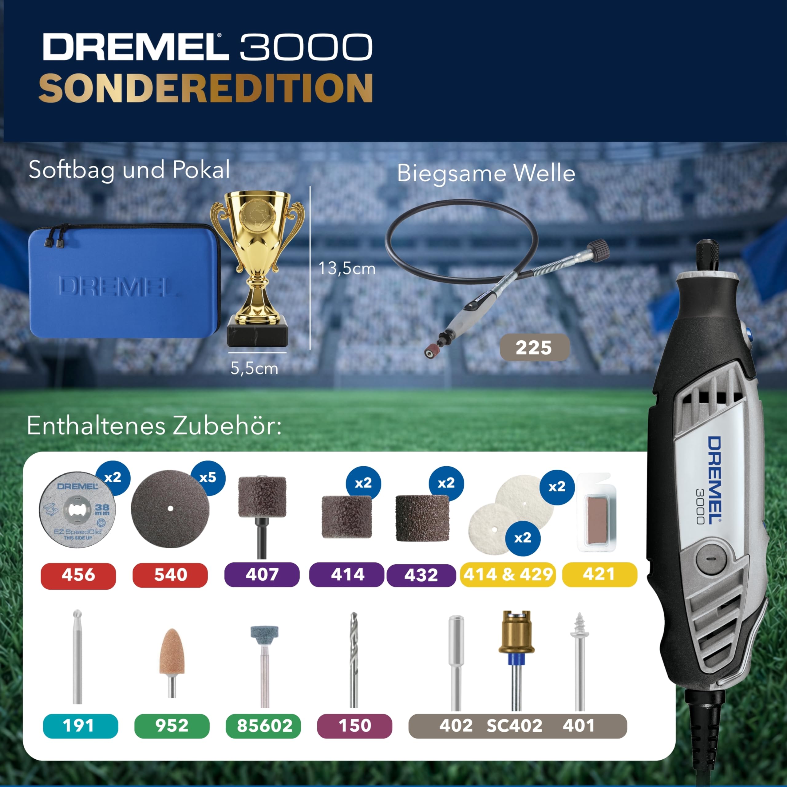 dremel-3000-champion-multifunktionswerkzeug-sonderedition-mit-130-w-motor-25-zub image 3