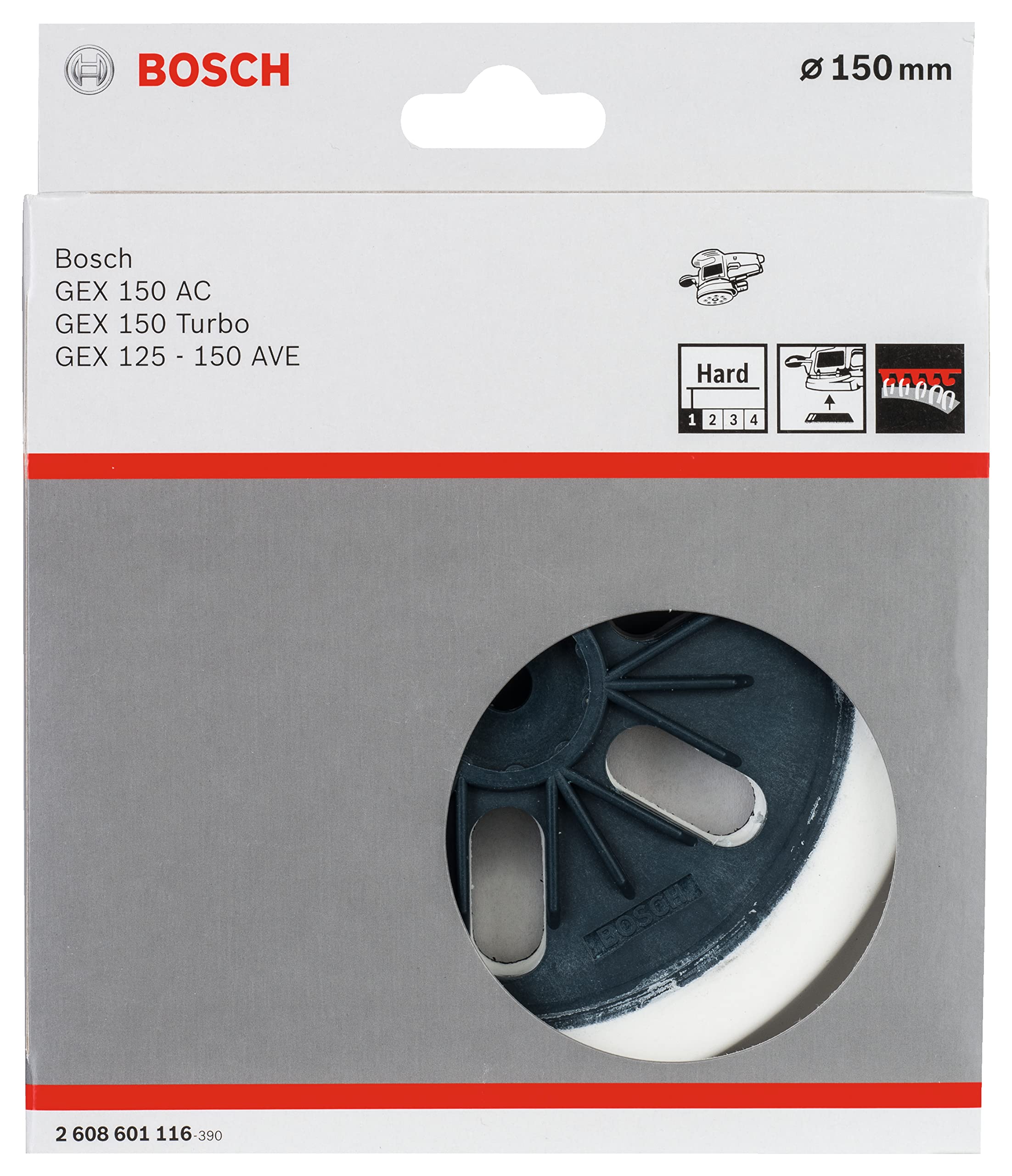 bosch-professional-2608601116-schleifteller-150-mm-hart-klett-f-r-exzenterschlei image 2