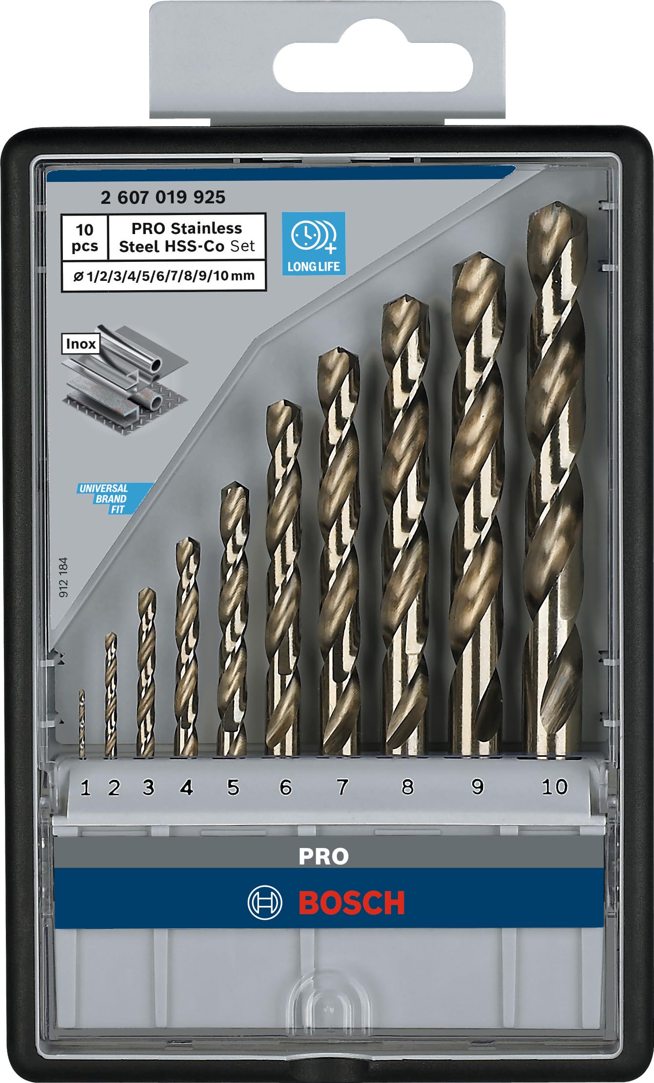 bosch-pro-stainless-steel-hss-co-spiralbohrer-set-10-tlg-1-0-10-0-mm-f-r-stahl-u image 2