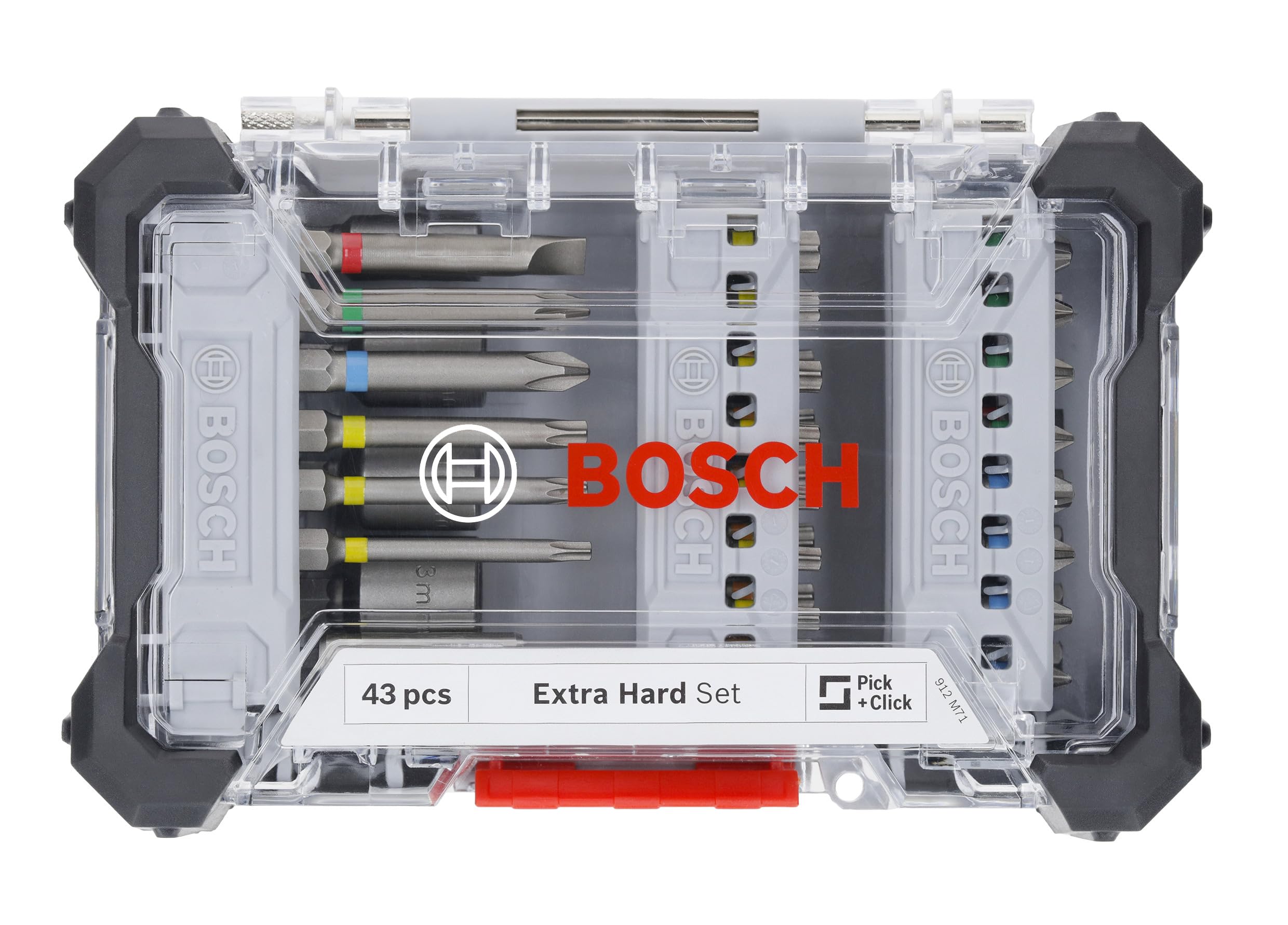 bosch-extra-hard-schrauberbit-set-43-teilig-1-4-sechskant-s2-stahl-farbcodiert-i image 2