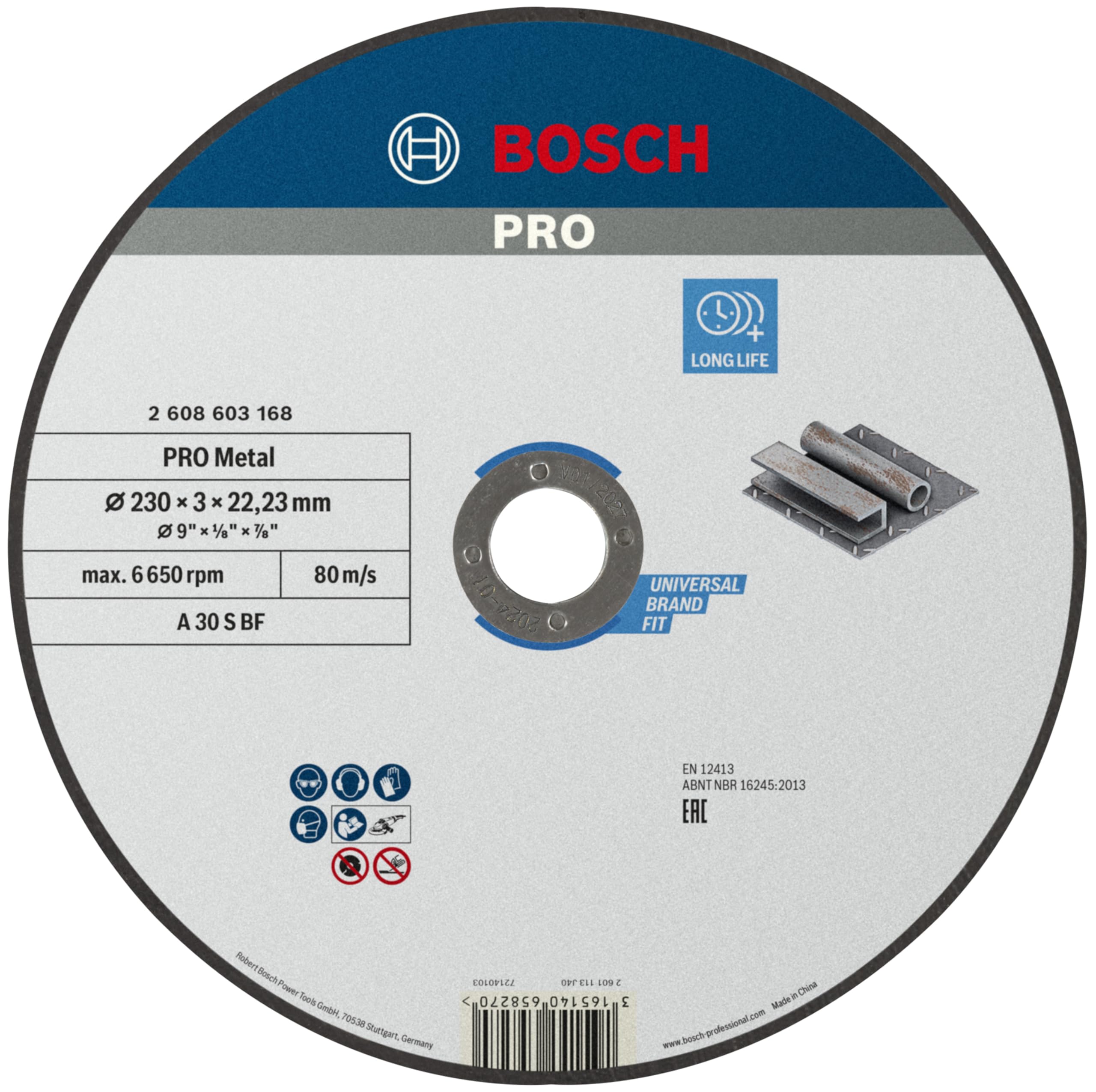 bosch-pro-metal-longlife-trennscheibe-125-2-5-22-23-mm-f-r-winkelschleifer-metal image 5
