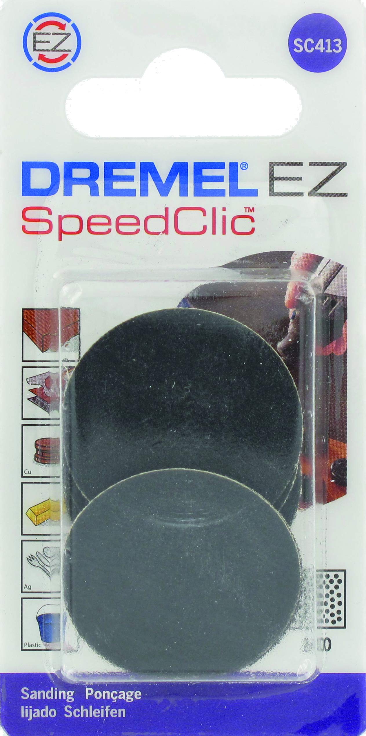 dremel-sc413-ez-speedclic-schleifscheiben-set-6-scheiben-k-rnung-240-30-mm-f-r-f image 4