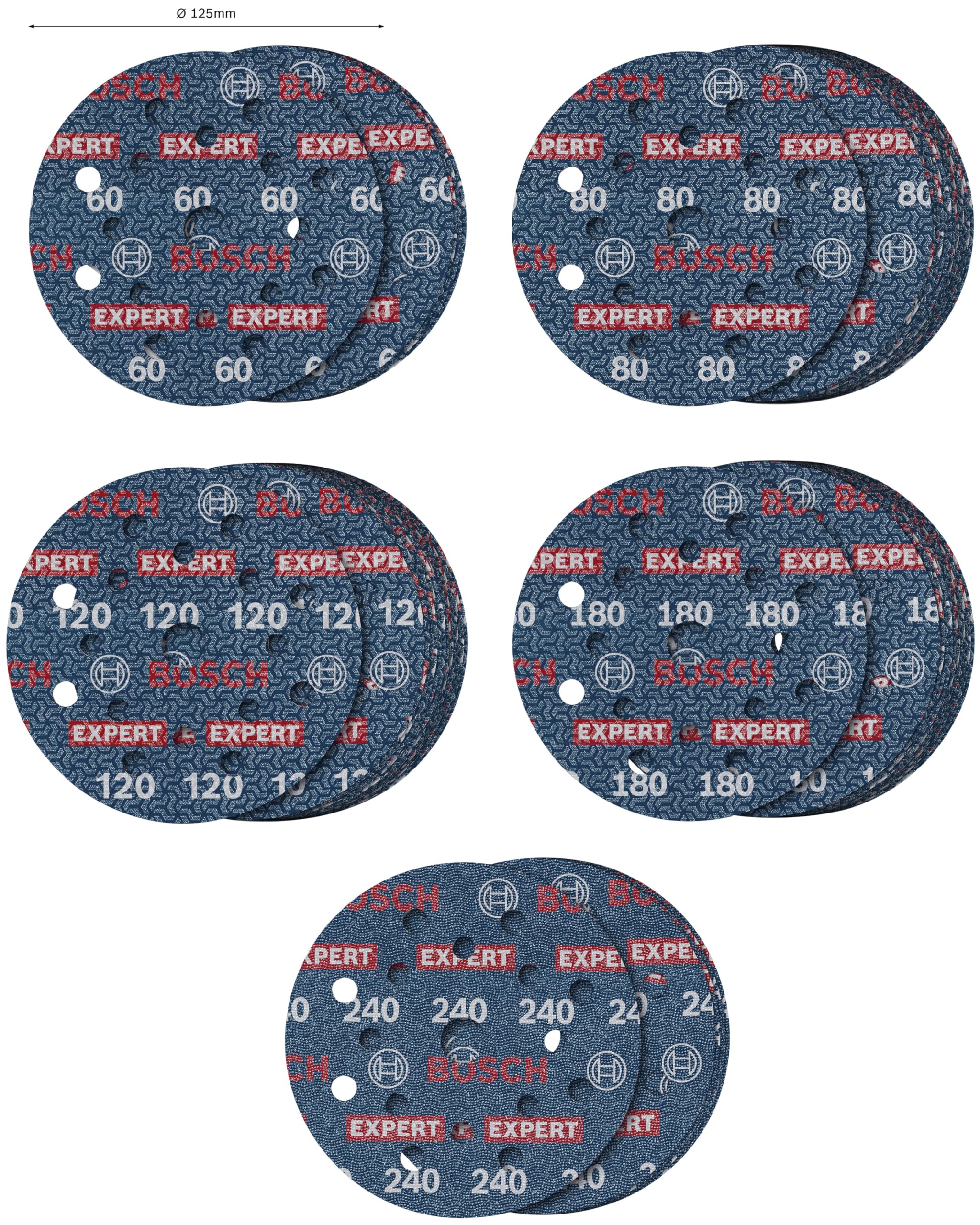 bosch-professional-expert-o780-folienschleifscheiben-set-55-teilig-125-mm-klett- image 3