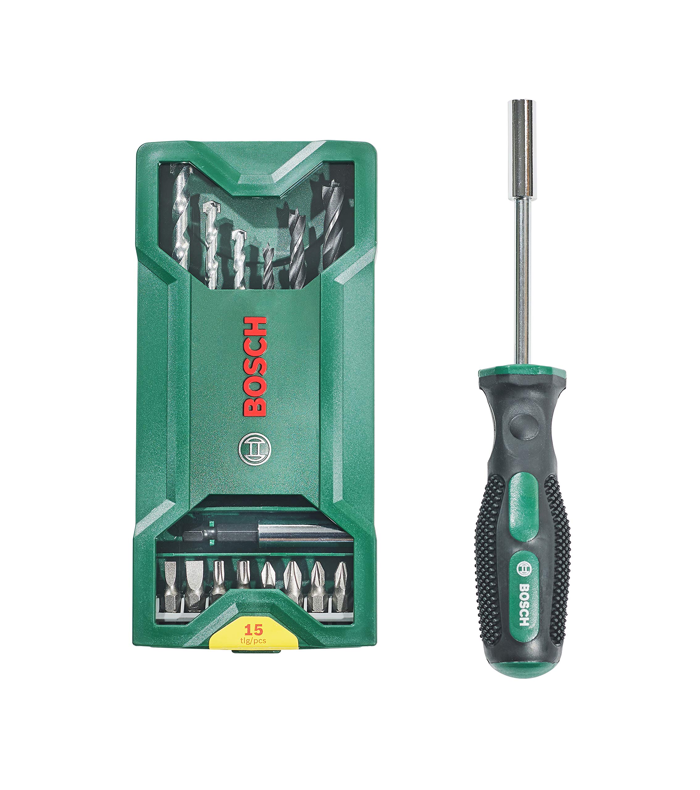 bosch-home-and-garden-mini-x-line-15-1-tlg-mixed-set-mit-schraubendreher-bohrer- image 2