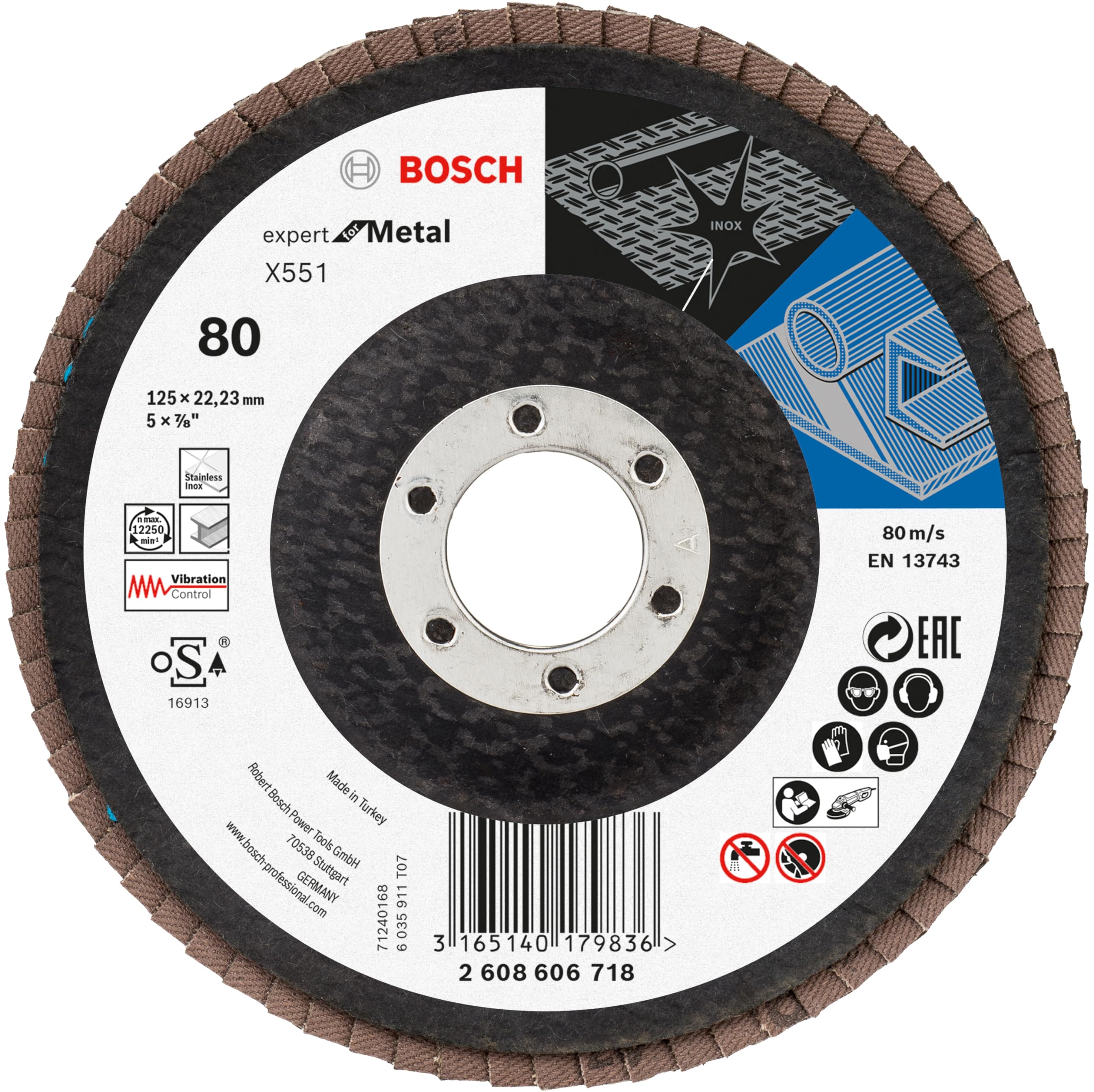 bosch-expert-f-cherschleifscheibe-x551-for-metal-set-40-st-ck-125-mm-k-rnung-40- image 4